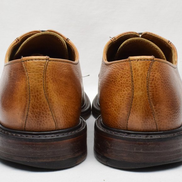 Vintage Alfred Sargent Brown Grain Textured Leather England Made Oxford Shoes main image 8